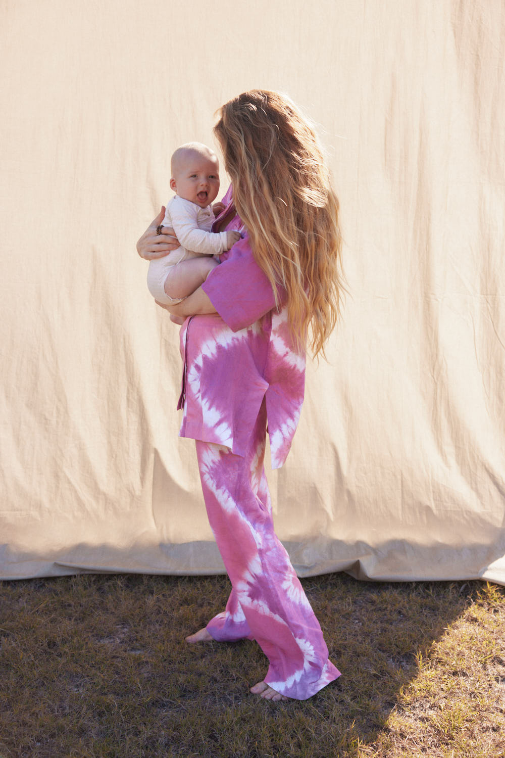 Dewi Linen Print Pant