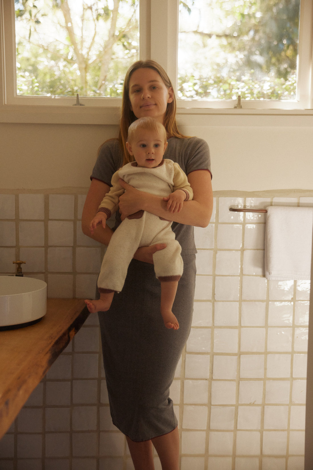 Pointelle Midi Skirt