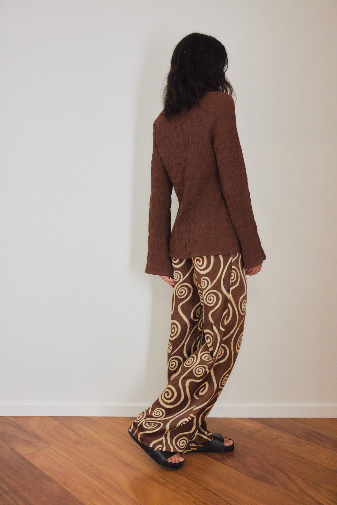 Spiral Silk Pant