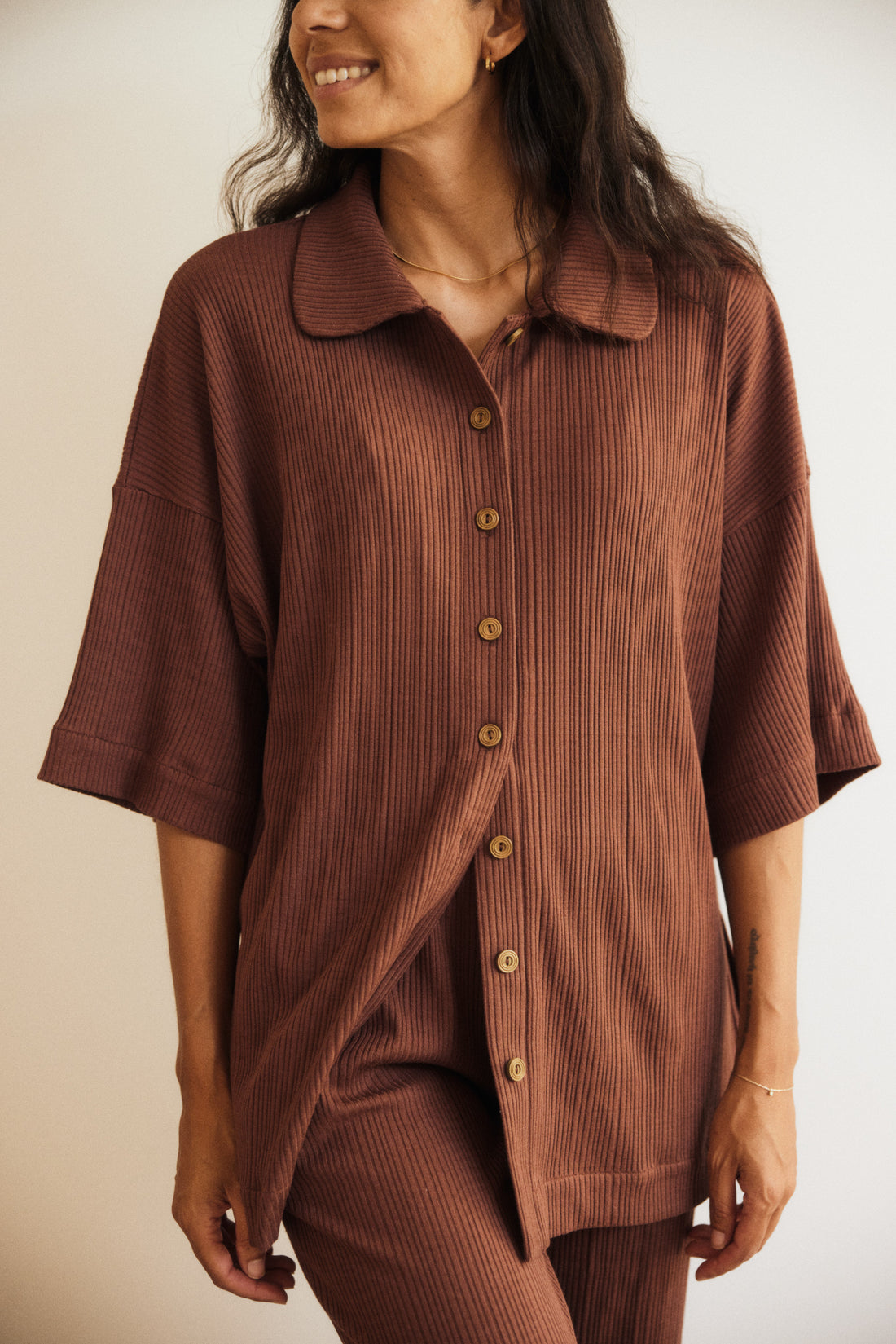 Bulan Rib Comfy Shirt