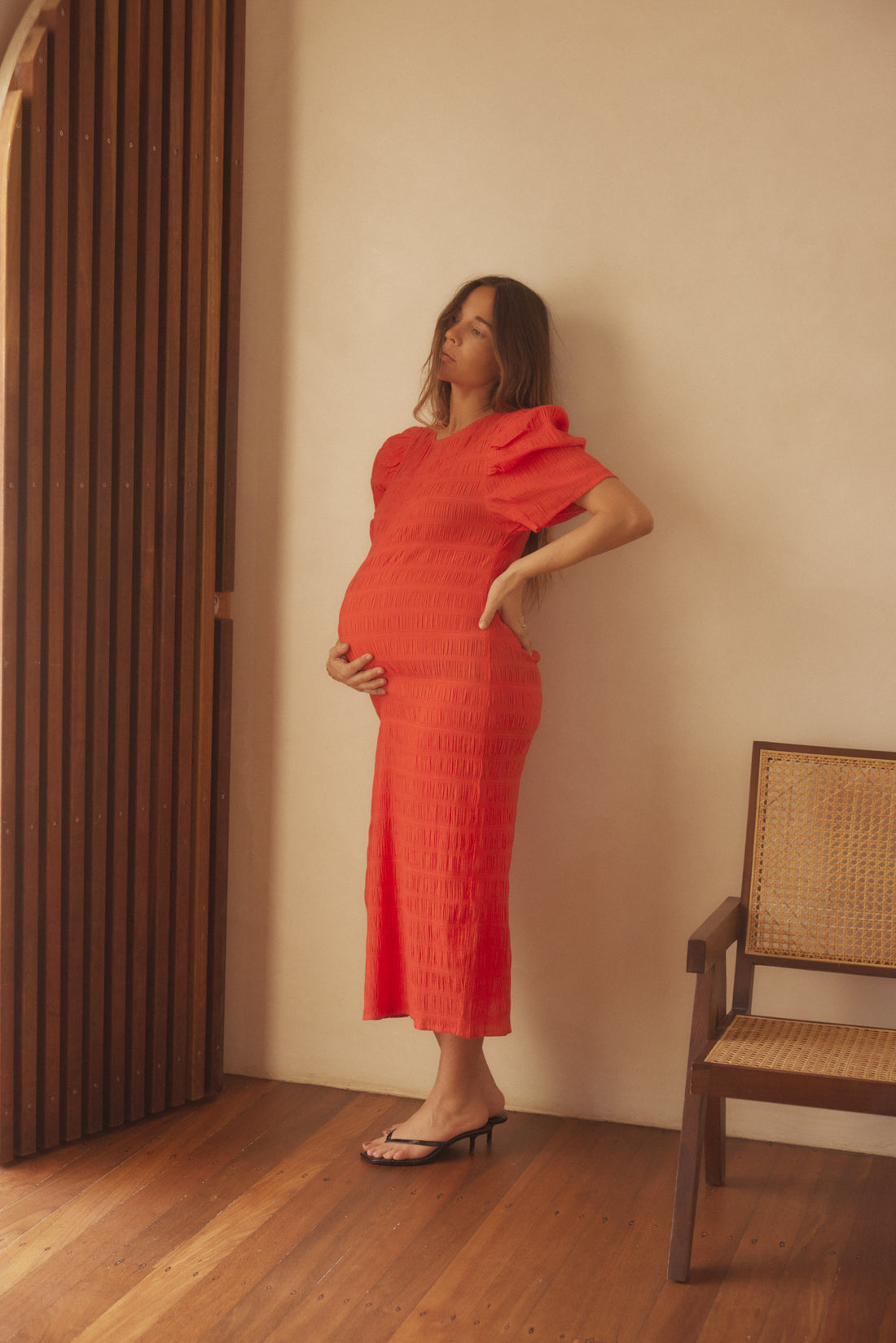 Mawar Cotton Ruched Dress