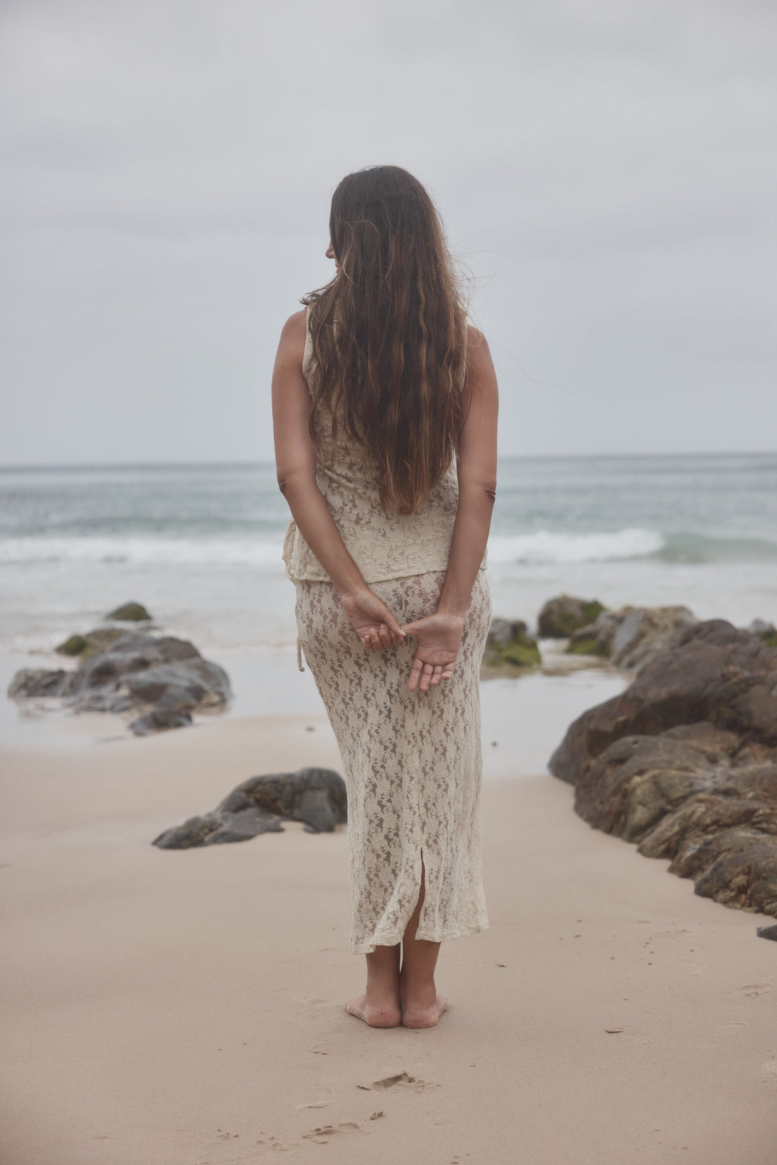 Uma Stretch Lace Skirt