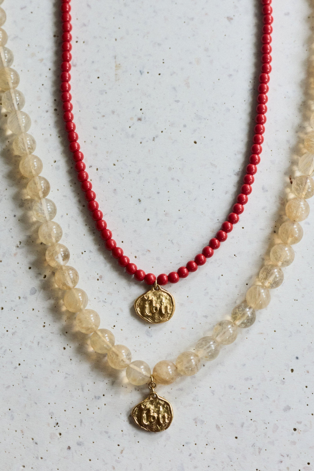 Ibu Pendant Necklace Citrine