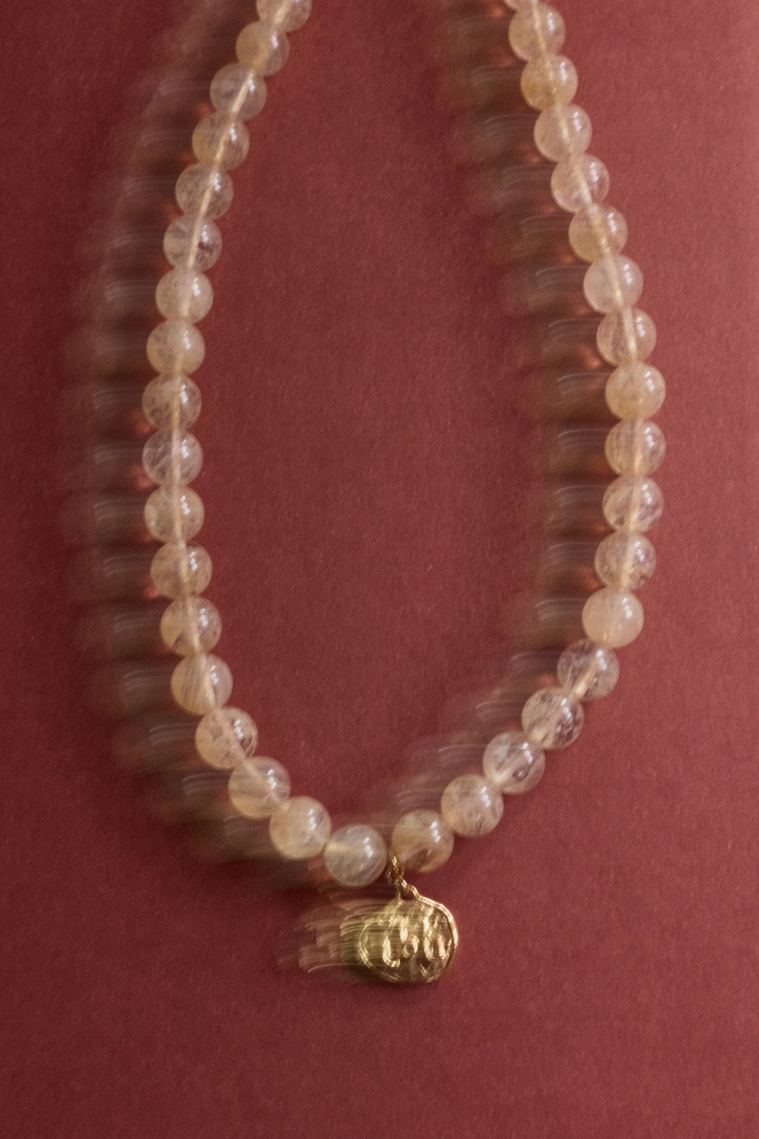 Ibu Pendant Necklace Citrine