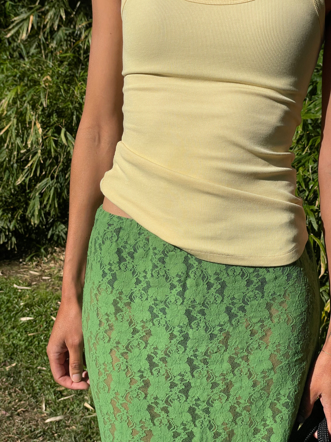Uma Stretch Lace Skirt